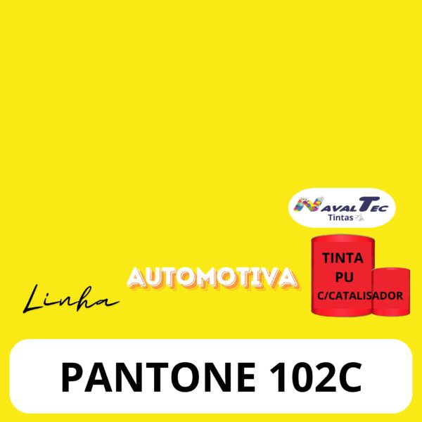 Pantone 102C - Tinta PU c/catalisador - 900ml