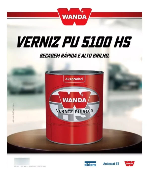 Verniz PU 5100 - 750ml - c/catalisador - Wanda - Image 3