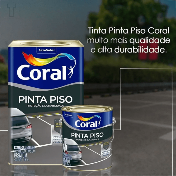 Tinta Piso Verde - 18L - Coral - Image 3