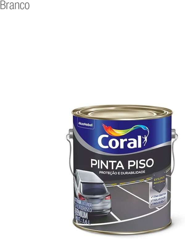 Tinta Piso Branca - 3,6l galão - Coral