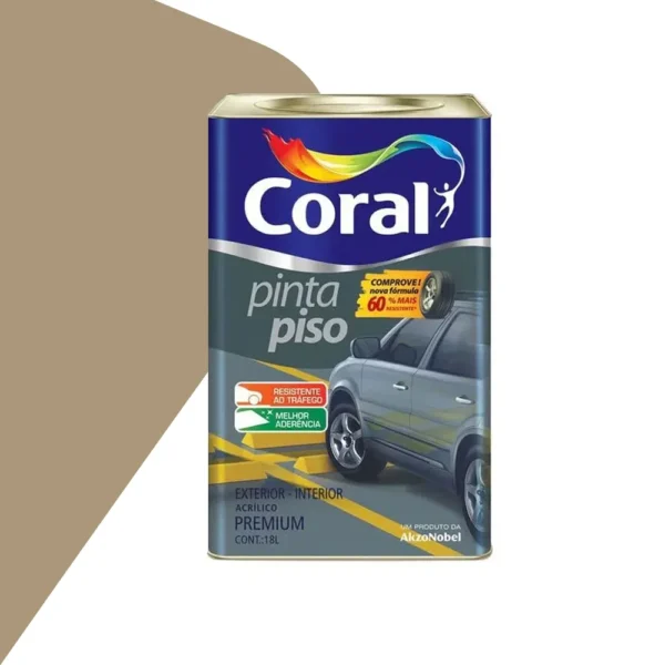 Tinta Piso Concreto - 18L - Coral