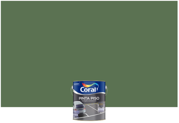 Tinta Piso Verde - 3,6l galão - Coral