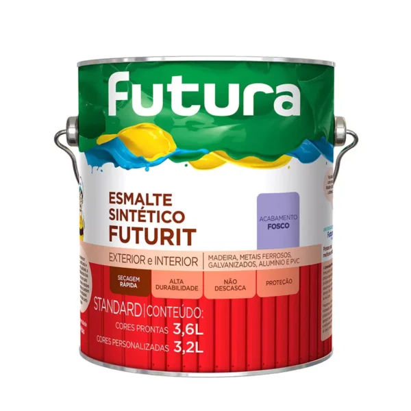 Esmalte Sintético Fosco - Branco - 900ml - Futura