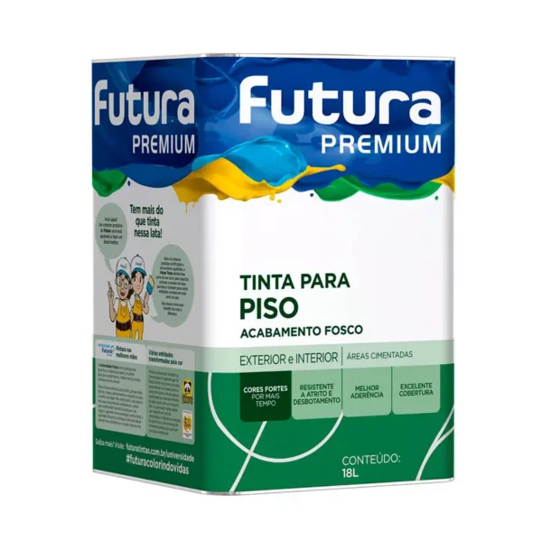 Tinta Piso Preto - 18L - Futura