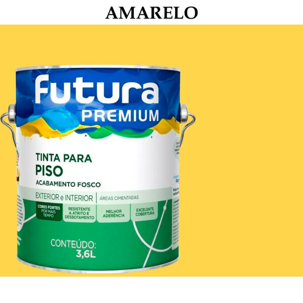 Tinta Piso Amarela - 3,6 galão - Futura