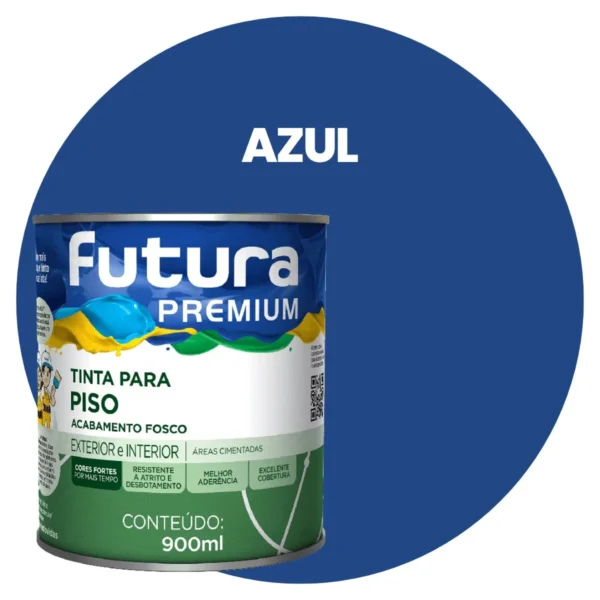 Tinta Piso Azul - 900ml - Futura