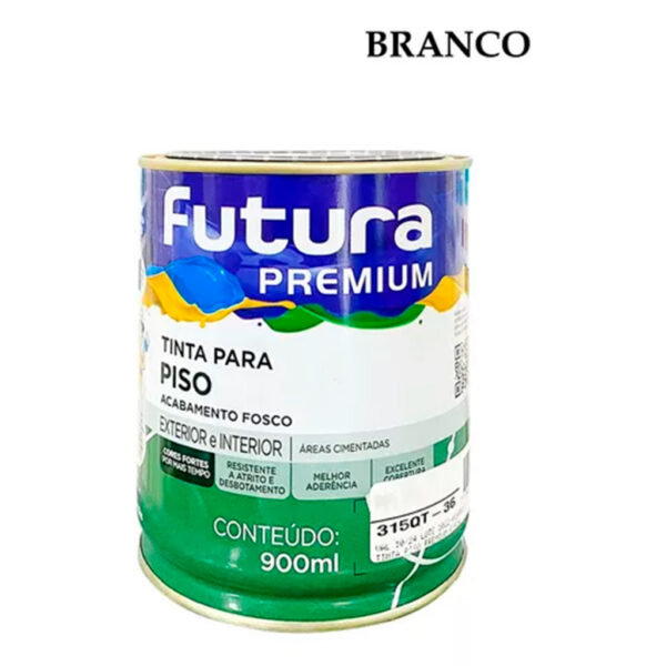 Tinta Piso Branco - 900ml - Futura