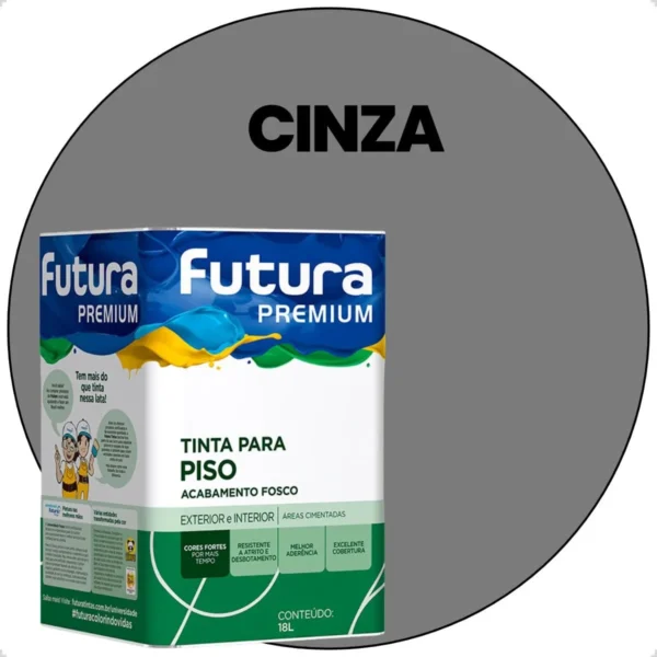 Tinta Piso Cinza - 18L - Futura