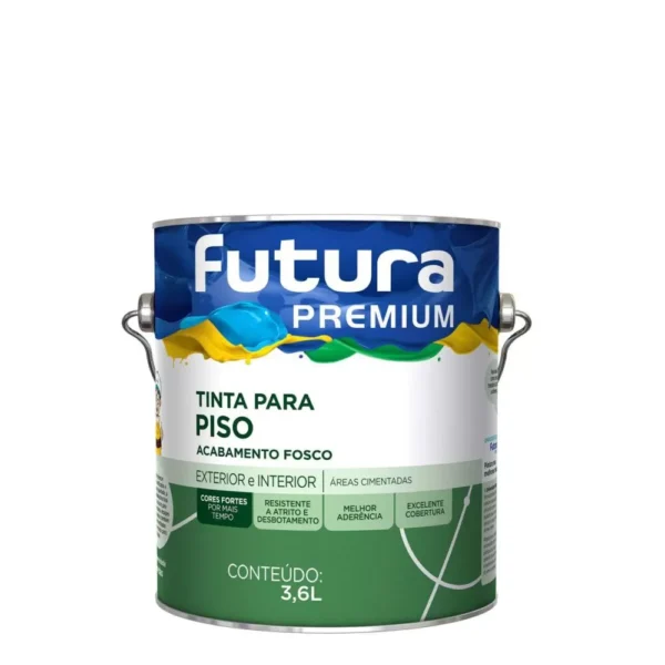 Tinta Piso Cinza Chumbo - 3,6l galão - Futura