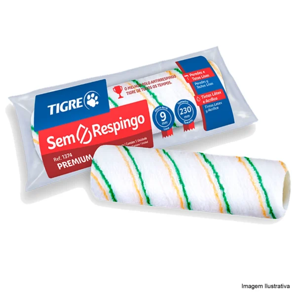 Rolo Anti-respingo 1374- 23cm - Tigre
