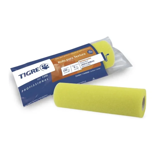 Rolo Textura Baixa 1350 - 23cm - Tigre