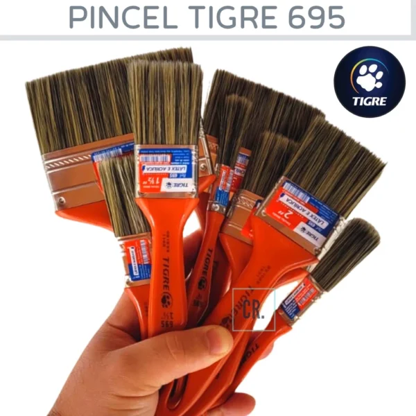 Trincha 695 - Látex e Acrílica - 4" - Tigre - Image 3