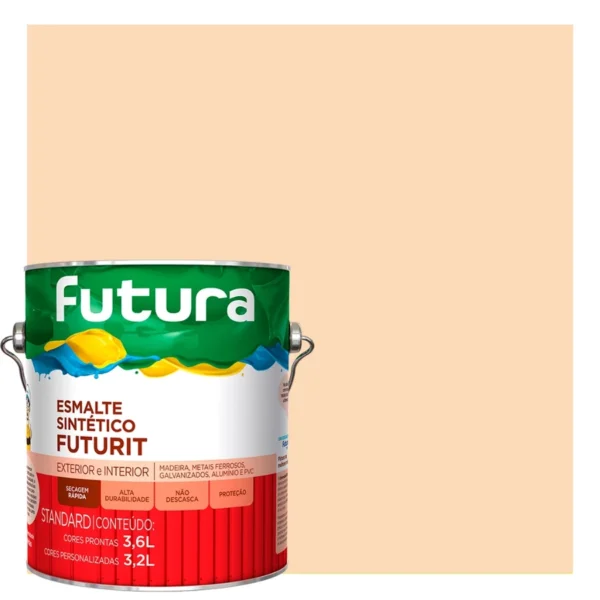 Esmalte Brilho - Areia - 3,6l galão - Futura