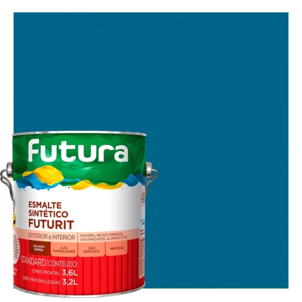 Esmalte Brilho - Azul França - 3,6l galão - Futura