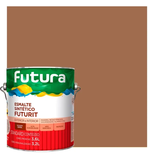Esmalte Brilho - Marrom Conhaque - 3,6l galão - Futura