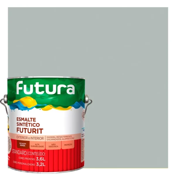 Esmalte Brilho - Platina - 3,6l galão - Futura