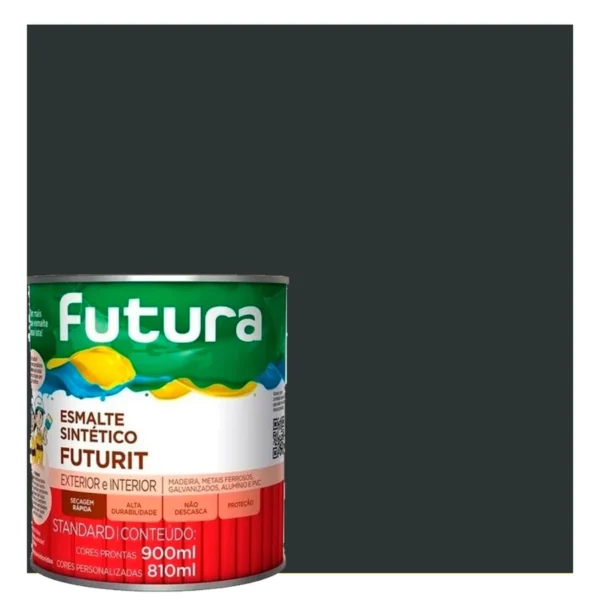 Esmalte Brilho - Preto - 900ml - Futura