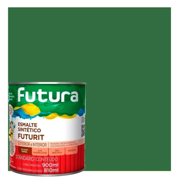Esmalte Brilho - Verde Folha - 900ml - Futura